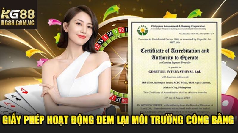 Giấy Phép Cá Cược KG88 – Minh Chứng Cho Sự An Toàn Và Uy Tín 3 Chức năng quan trọng mà minh chứng hoạt động uy tín đem lại