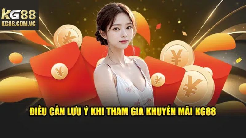 Khuyến Mãi KG88 - Quà Tặng Khủng Dành Cho Mọi Hội Viên 3 Lưu ý quan trọng để nhận ưu đãi từ KG88