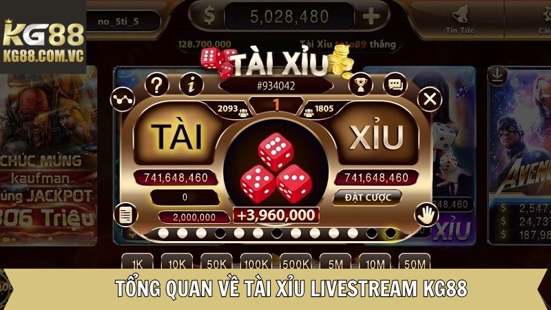 Giới thiệu về tựa game Sicbo livestream tại KG88